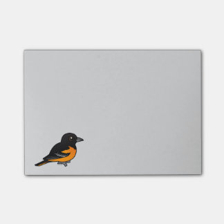 Birdorable Baltimore Oriole Post-it Notes