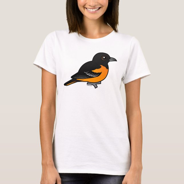 Birdorable Baltimore Oriole T-Shirt (Front)