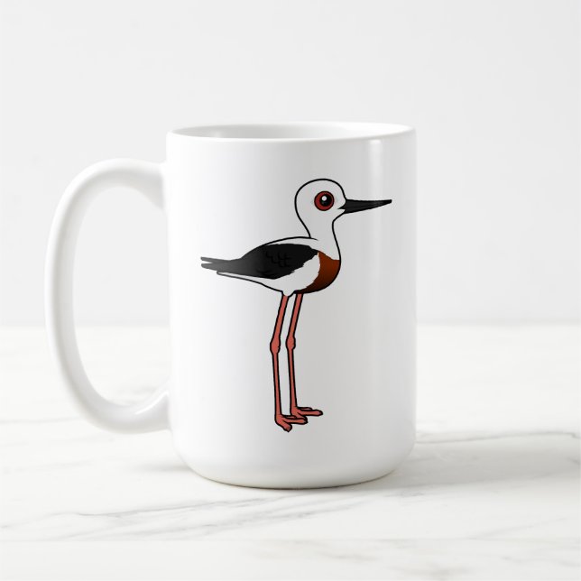Birdorable Banded Stilt Coffee Mug (Left)