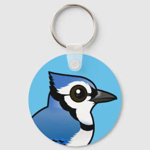 Birdorable Blue Jay Key Ring