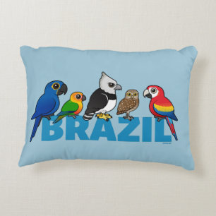Birdorable Brazil Decorative Cushion
