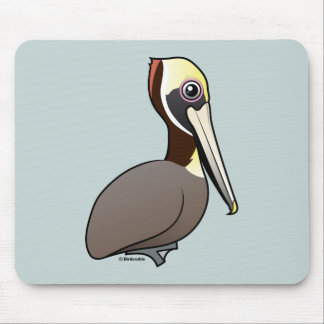 Birdorable Brown Pelican Mouse Mat