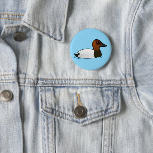 Birdorable Canvasback 6 Cm Round Badge