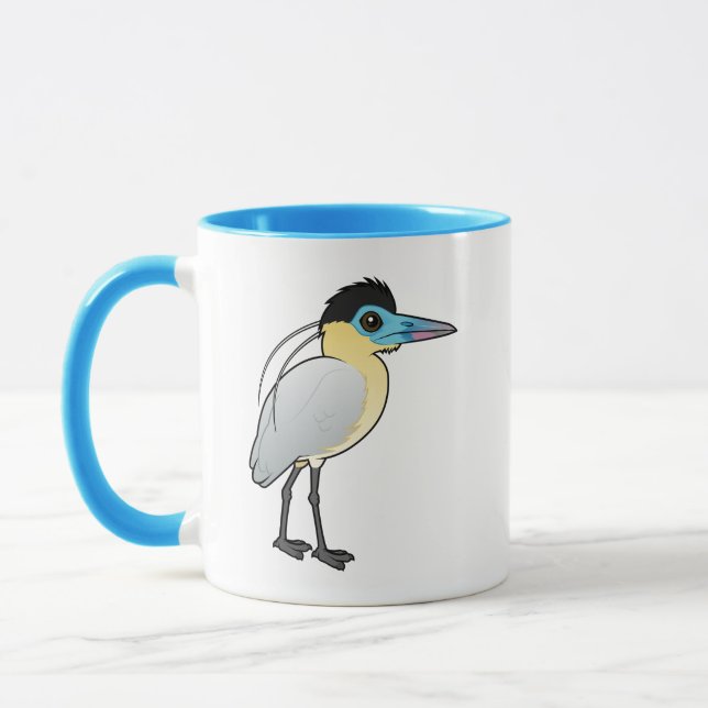 Birdorable Capped Heron Mug (Left)