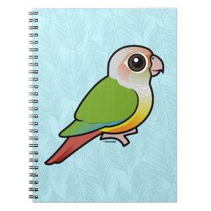 Birdorable Cinnamon Green-cheeked Conure Notebook