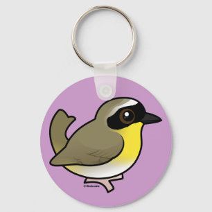 Birdorable Common Yellowthroat Key Ring