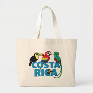 Birdorable Costa Rica Large Tote Bag