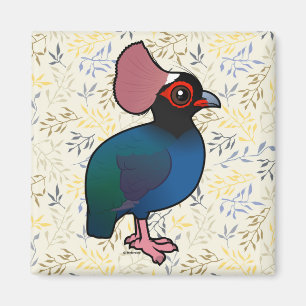 Birdorable Crested Partridge Magnet