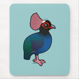 Birdorable Crested Partridge Mouse Mat