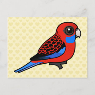 Birdorable Crimson Rosella Postcard