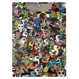 Birdorable Crowd Clipboard