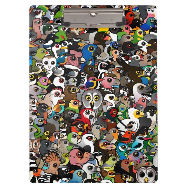 Birdorable Crowd Clipboard (Front)