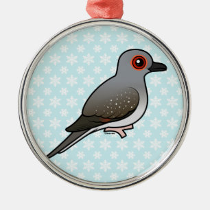 Birdorable Diamond Dove Metal Tree Decoration