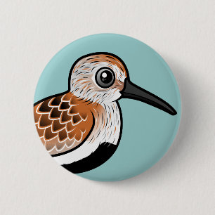 Birdorable Dunlin 6 Cm Round Badge