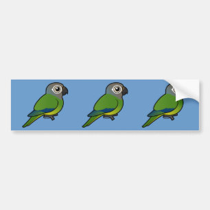 Birdorable Dusky-headed Conure Bumper Sticker