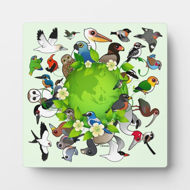 Birdorable Earth Day Plaque (Front)