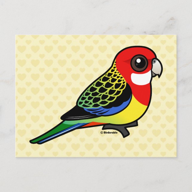Birdorable Eastern Rosella Postcard (Front)