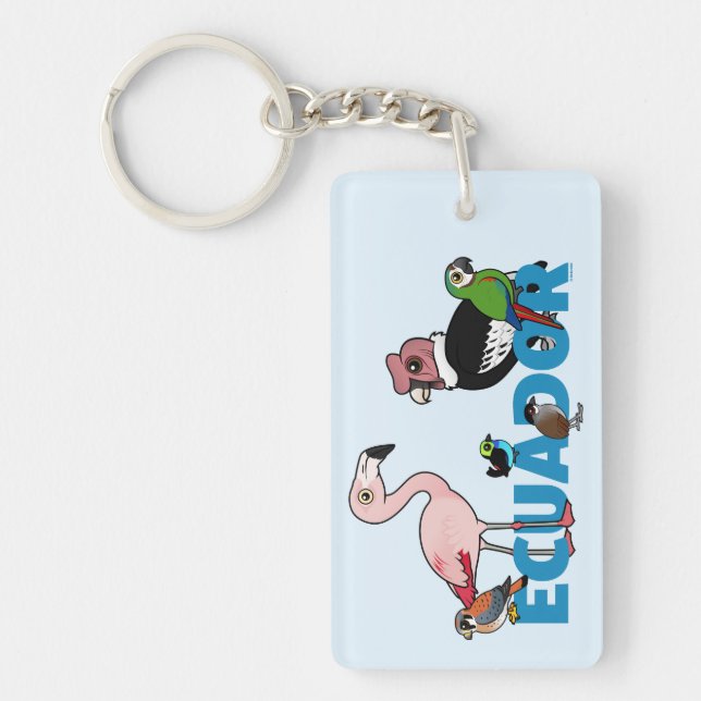 Birdorable Ecuador Key Ring (Front)