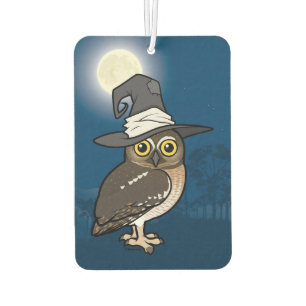 Birdorable Elf Owl Witch Car Air Freshener