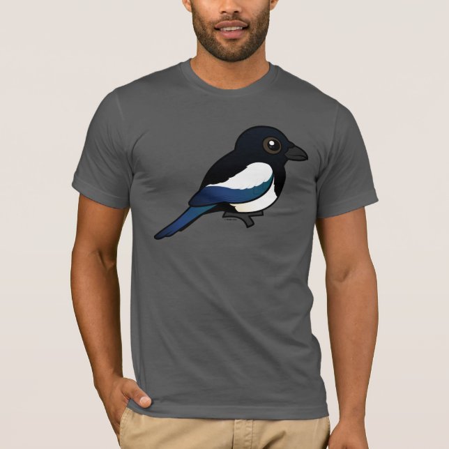 Birdorable Eurasian Magpie T-Shirt (Front)