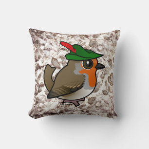 Birdorable European Robin Hood Cushion