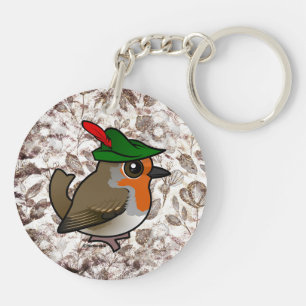 Birdorable European Robin Hood Key Ring