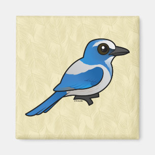 Birdorable Florida Scrub-Jay Magnet