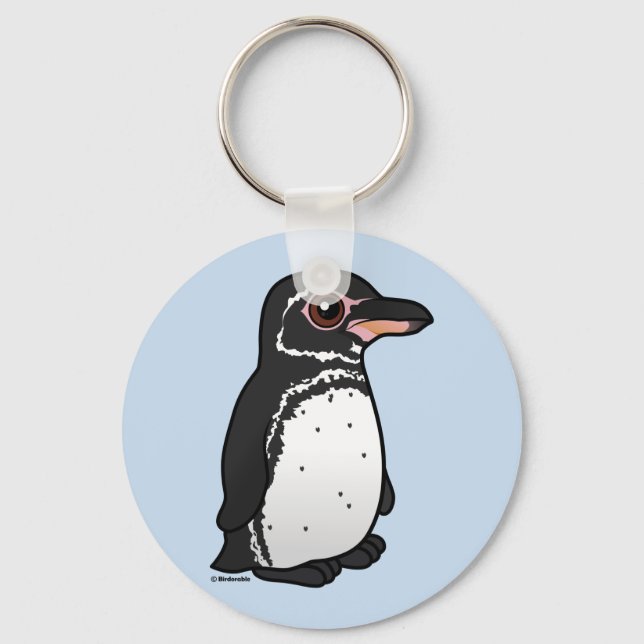 Birdorable Galapagos Penguin Key Ring (Front)