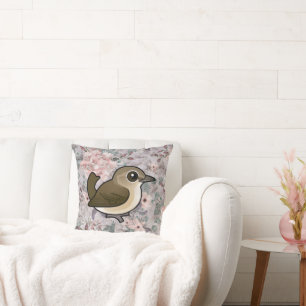 Birdorable Garden Warbler Cushion