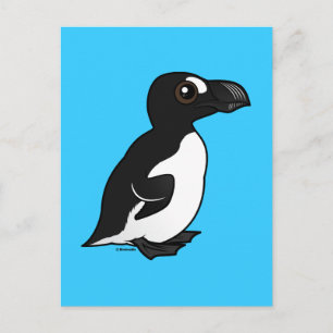 Birdorable Great Auk Postcard