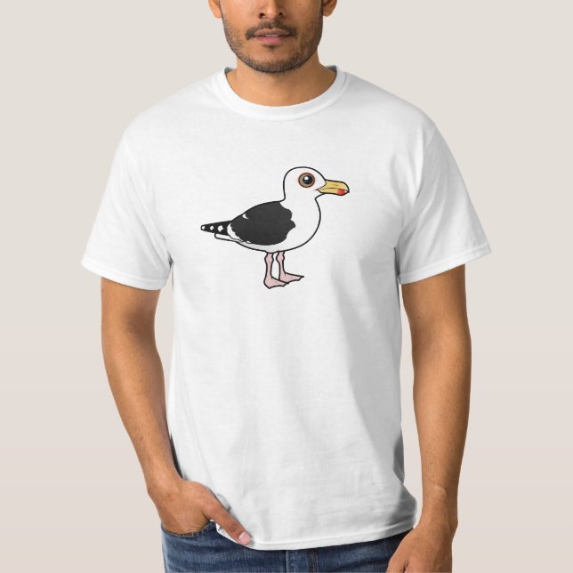 Birdorable Great Black-backed Gull T-Shirt (Front)