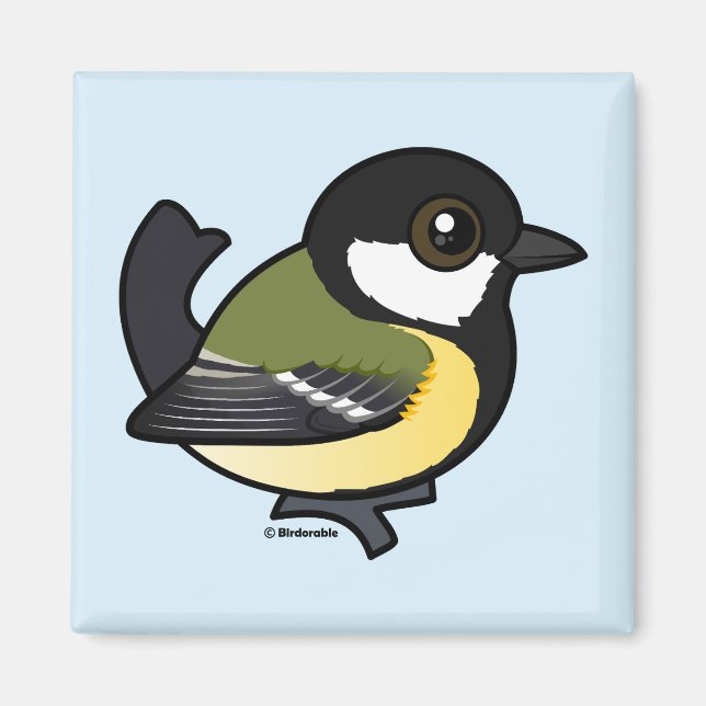 Birdorable Great Tit Magnet (Front)