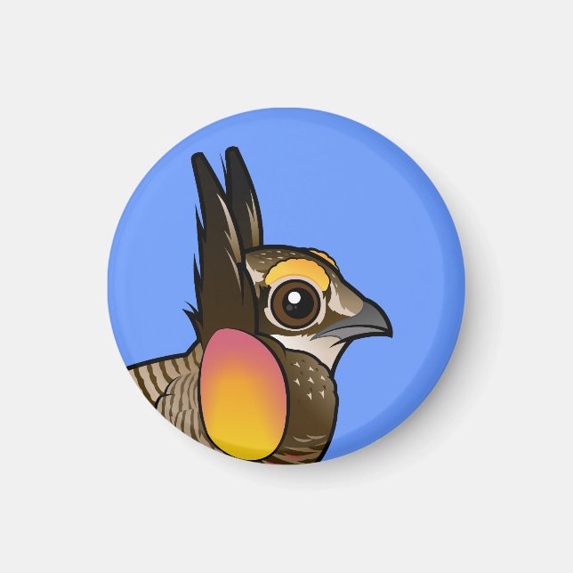 Birdorable Greater Prairie-Chicken Magnet (Front)
