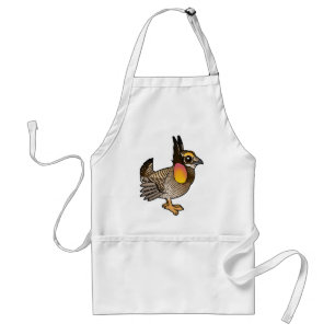 Birdorable Greater Prairie-Chicken Standard Apron