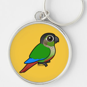 Birdorable Green-cheeked Conure Key Ring