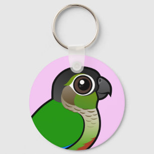 Birdorable Green-cheeked Conure Key Ring