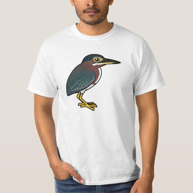 Birdorable Green Heron T-Shirt (Front)