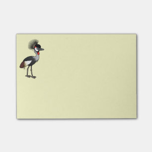 Birdorable Grey Crowned-Crane Post-it Notes