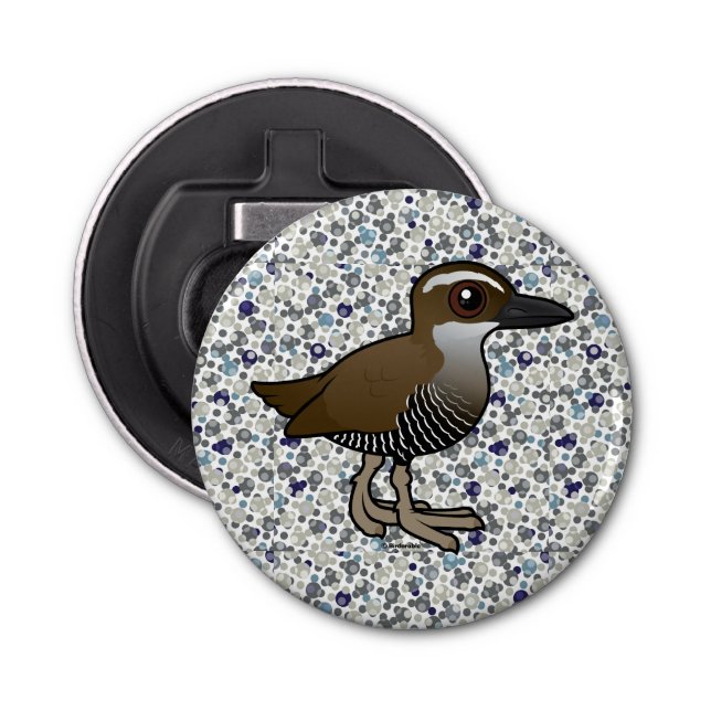 Birdorable Guam Rail Bottle Opener (Front)