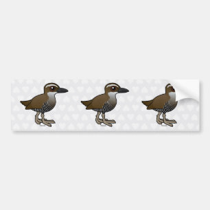 Birdorable Guam Rail Bumper Sticker