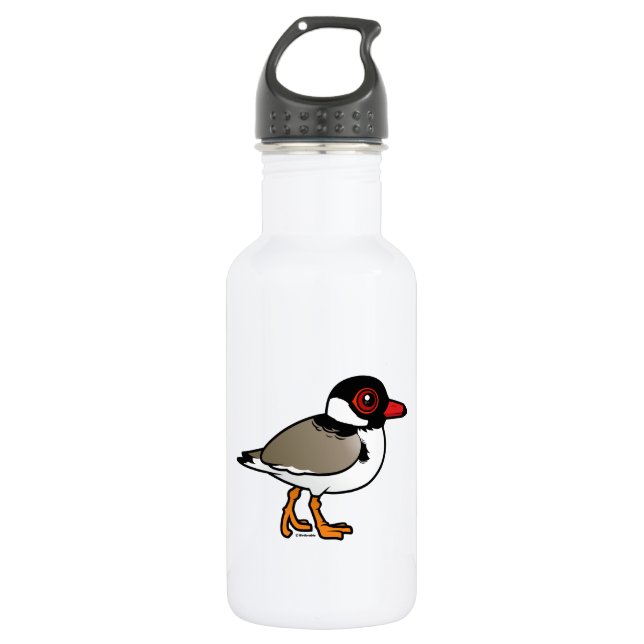 Birdorable Hooded Plover 532 Ml Water Bottle (Front)