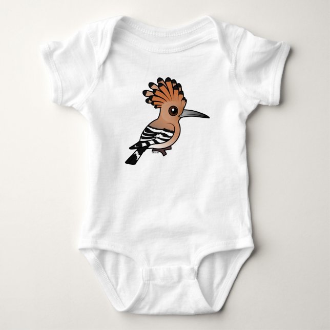 Birdorable Hoopoe Baby Bodysuit (Front)