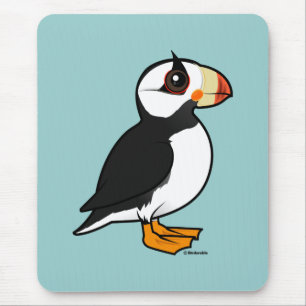 Birdorable Horned Puffin Mouse Mat