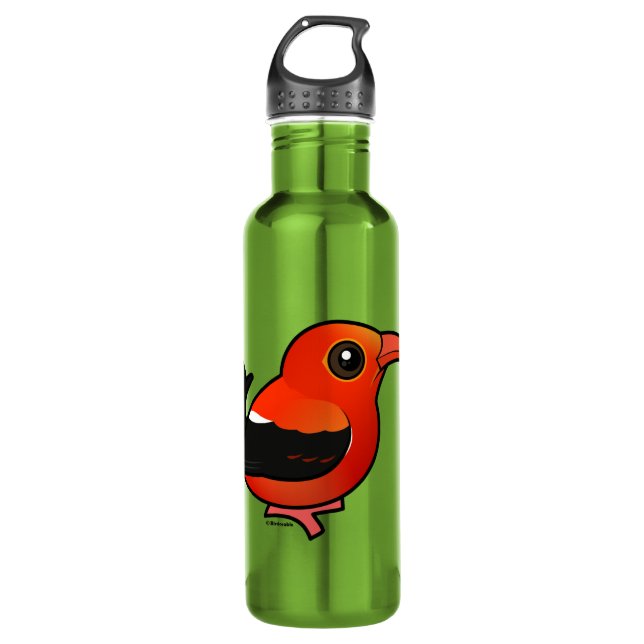 Birdorable 'I'iwi 710 Ml Water Bottle (Front)