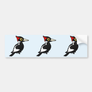 Birdorable Ivory-billed Woodpecker Bumper Sticker