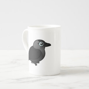 Birdorable Jackdaw Bone China Mug