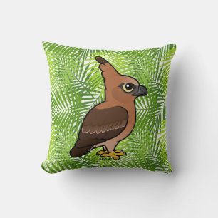 Birdorable Javan Hawk-Eagle (adult & juvenile) Cushion