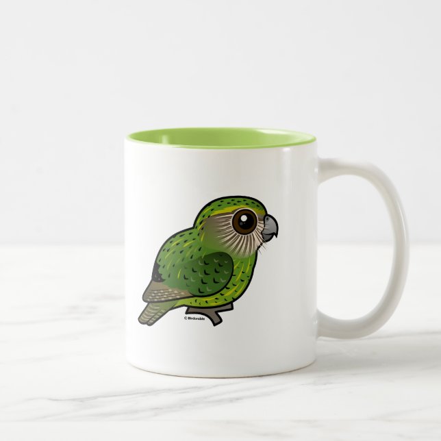 Birdorable Kakapo Two-Tone Coffee Mug (Right)