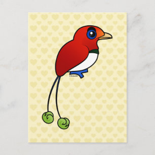 Birdorable King Bird-of-paradise Postcard
