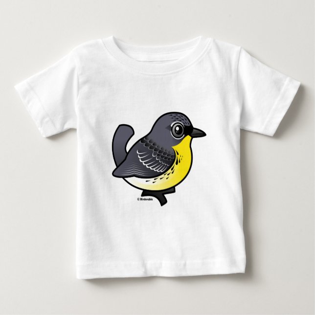 Birdorable Kirtland's Warbler Baby T-Shirt (Front)